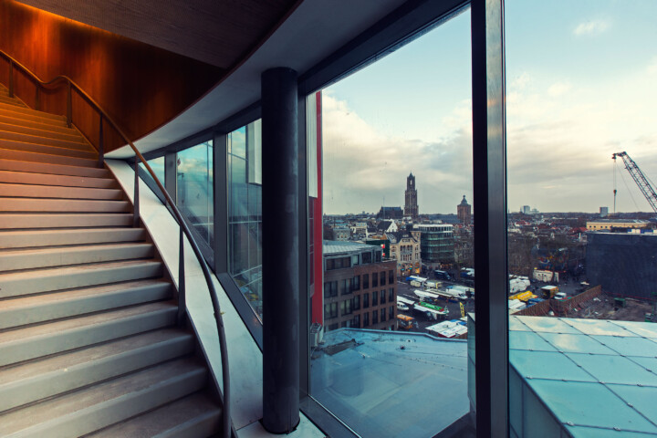 Architectuurfoto naar Hertz TivoliVredenburg door fotograaf Juri Hiensch