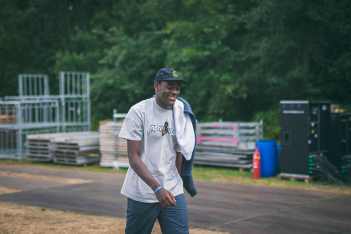 Foto Woodie Smalls backstage op ITGWO door Juri Hiensch