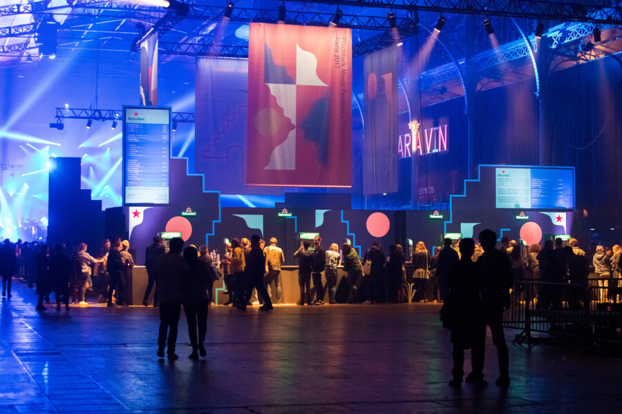 Sfeerfoto Pitchfork Parijs festival door Juri Hiensch