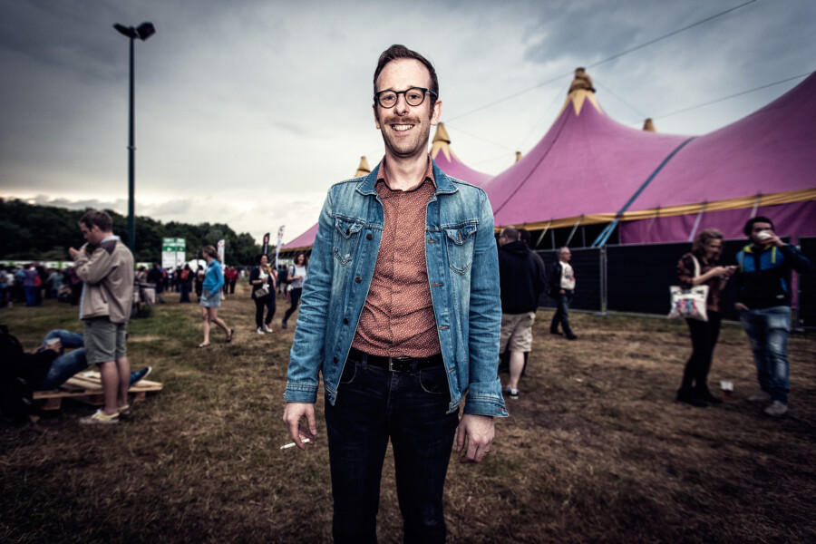 Foto festivalbezoeker door Juri Hiensch