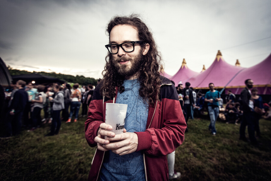 Foto festivalbezoeker door Juri Hiensch