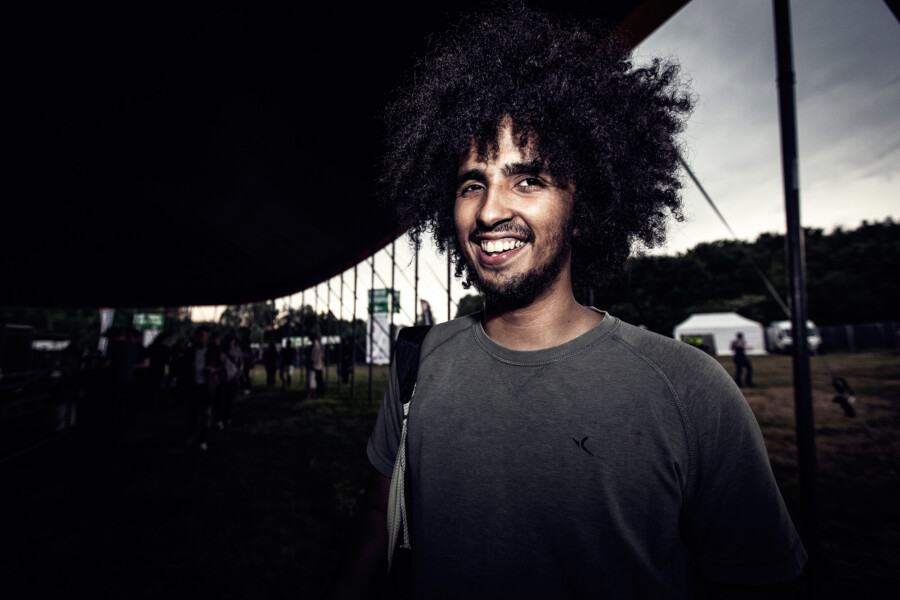 Foto festivalbezoeker door Juri Hiensch