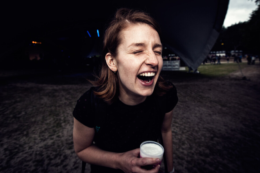Foto festivalbezoeker door Juri Hiensch