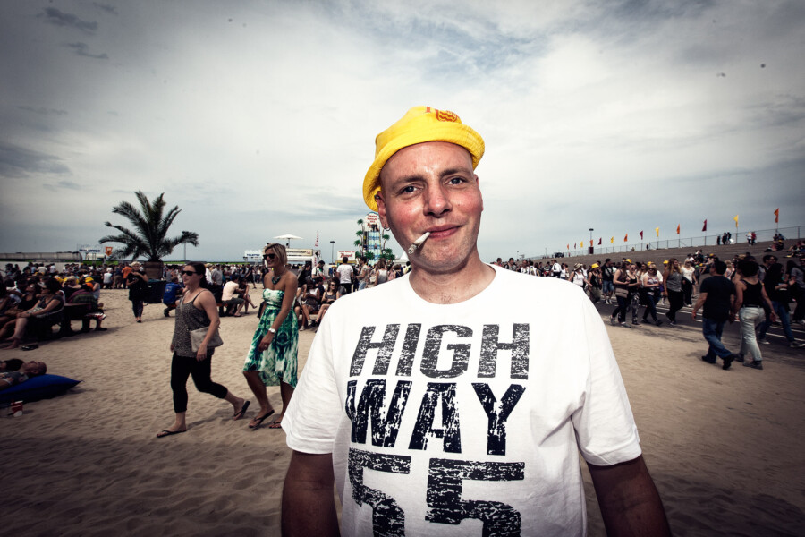 Foto festivalbezoeker door Juri Hiensch