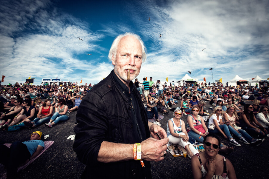 Foto festivalbezoeker door Juri Hiensch