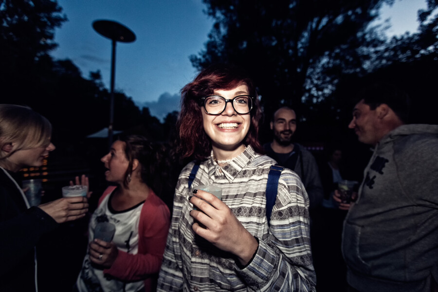 Foto festivalbezoeker door Juri Hiensch