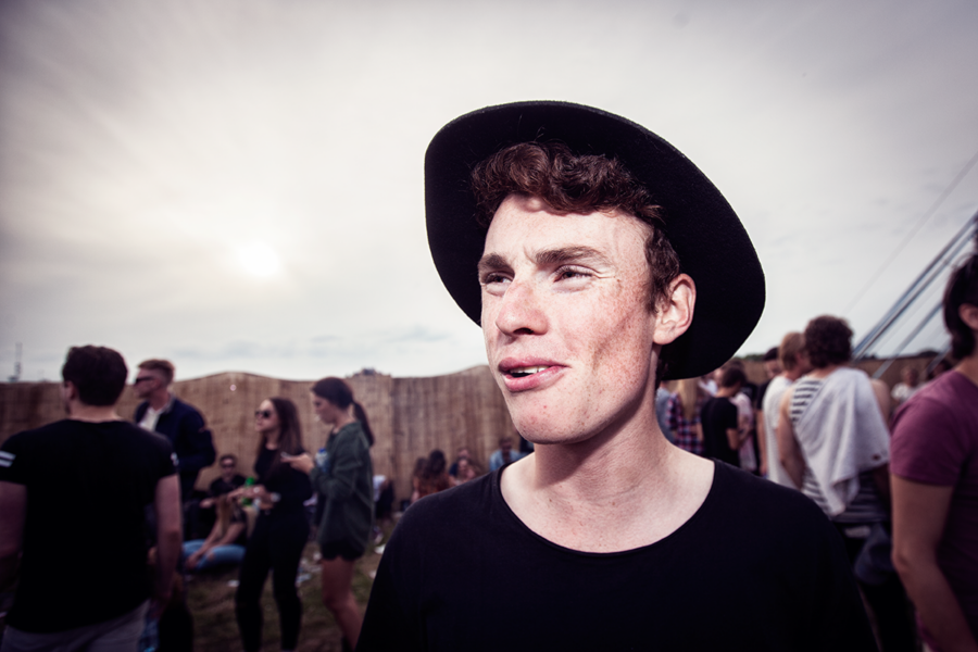 Foto festivalbezoeker door Juri Hiensch