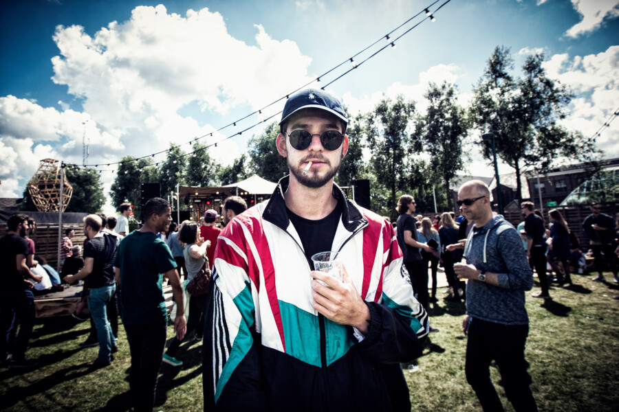 Foto festivalbezoeker door Juri Hiensch