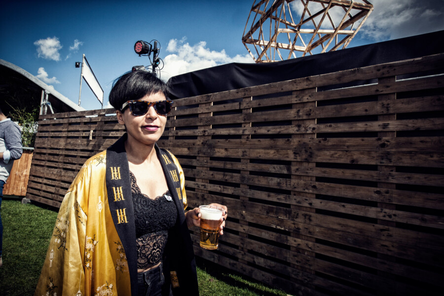 Foto festivalbezoeker door Juri Hiensch