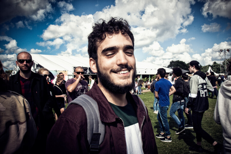 Foto festivalbezoeker door Juri Hiensch