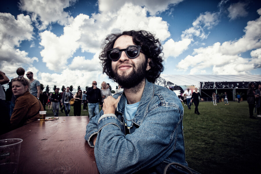 Foto festivalbezoeker door Juri Hiensch