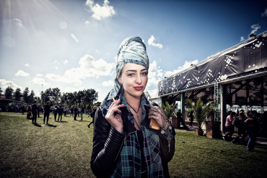 Foto festivalbezoeker door Juri Hiensch