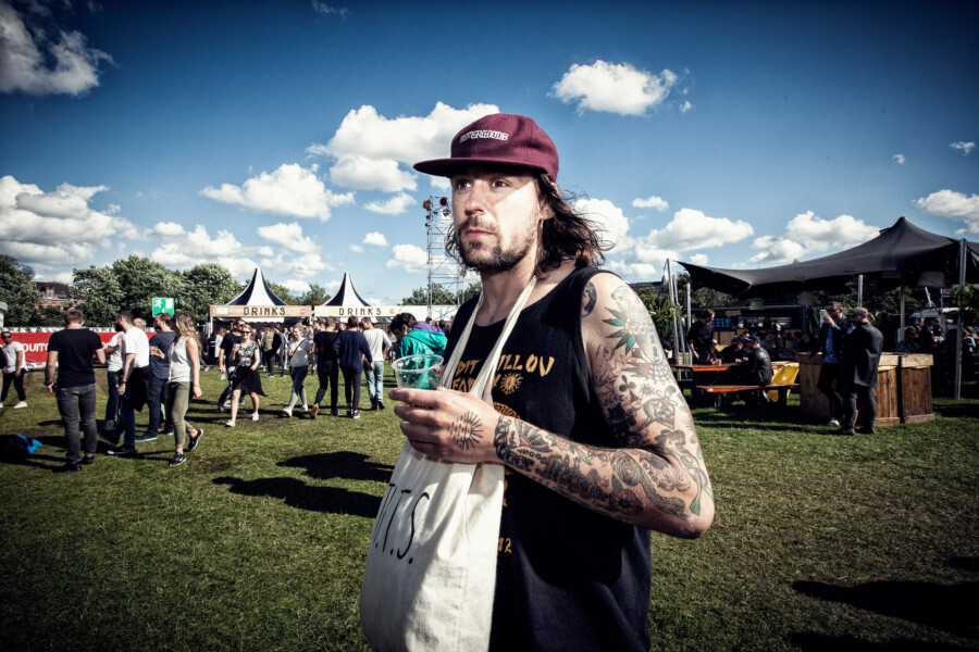 Foto festivalbezoeker door Juri Hiensch