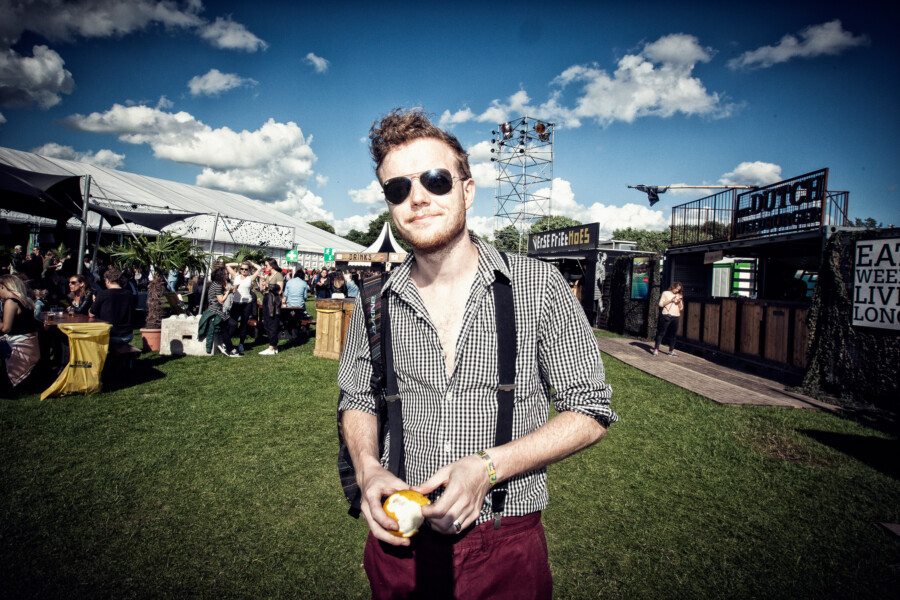 Foto festivalbezoeker door Juri Hiensch