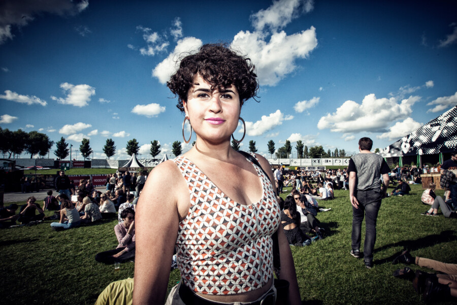 Foto festivalbezoeker door Juri Hiensch
