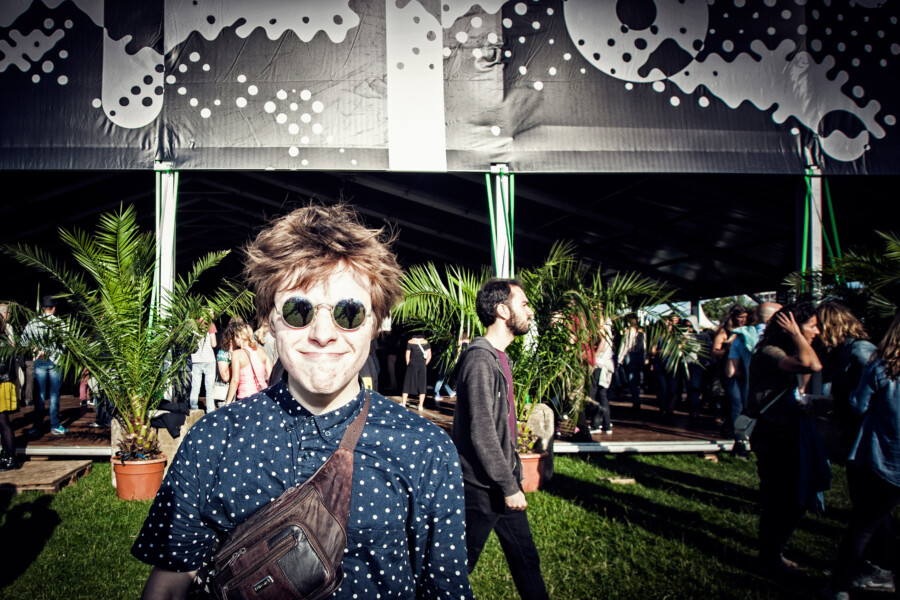 Foto festivalbezoeker door Juri Hiensch