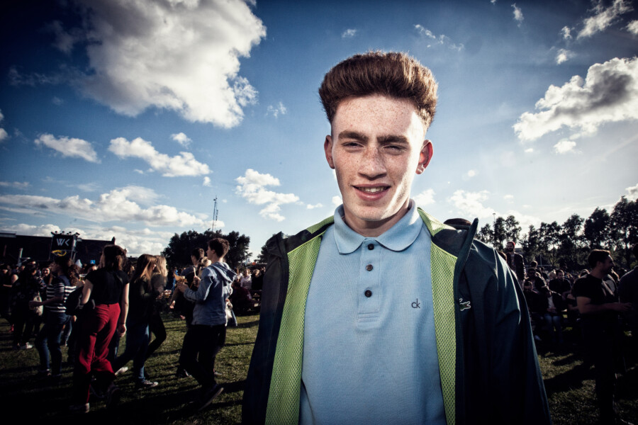 Foto festivalbezoeker door Juri Hiensch