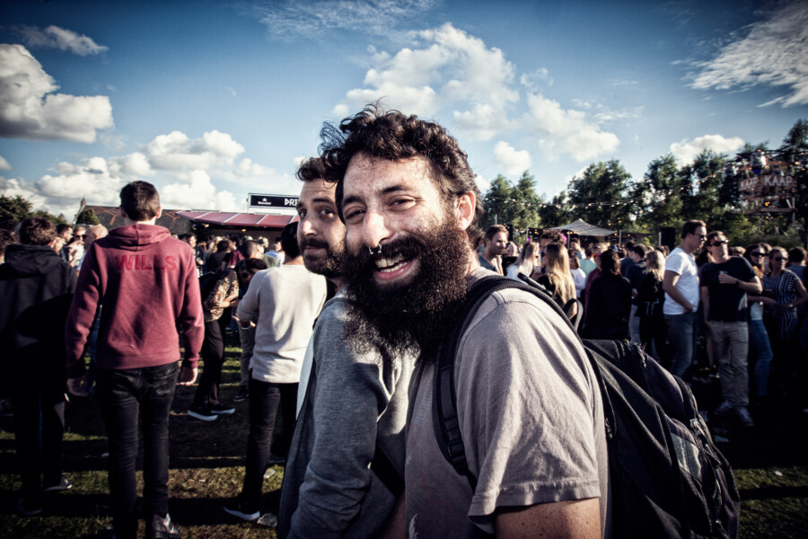 Foto festivalbezoeker door Juri Hiensch