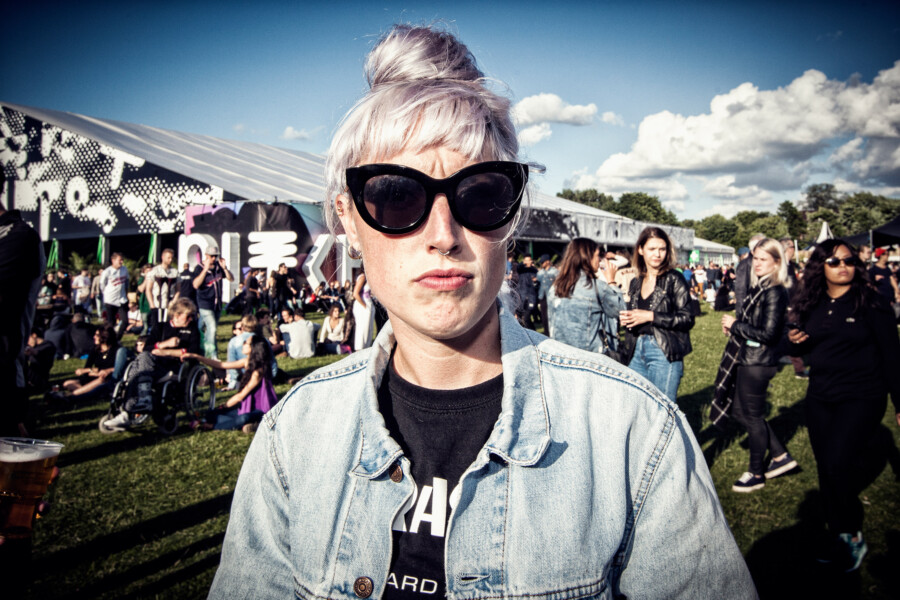 Foto festivalbezoeker door Juri Hiensch