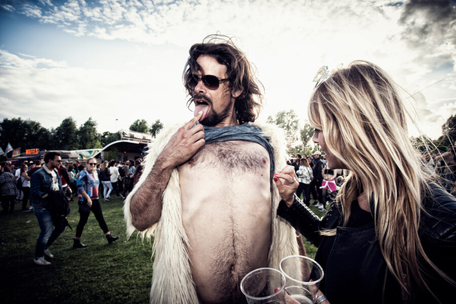 Foto festivalbezoeker door Juri Hiensch