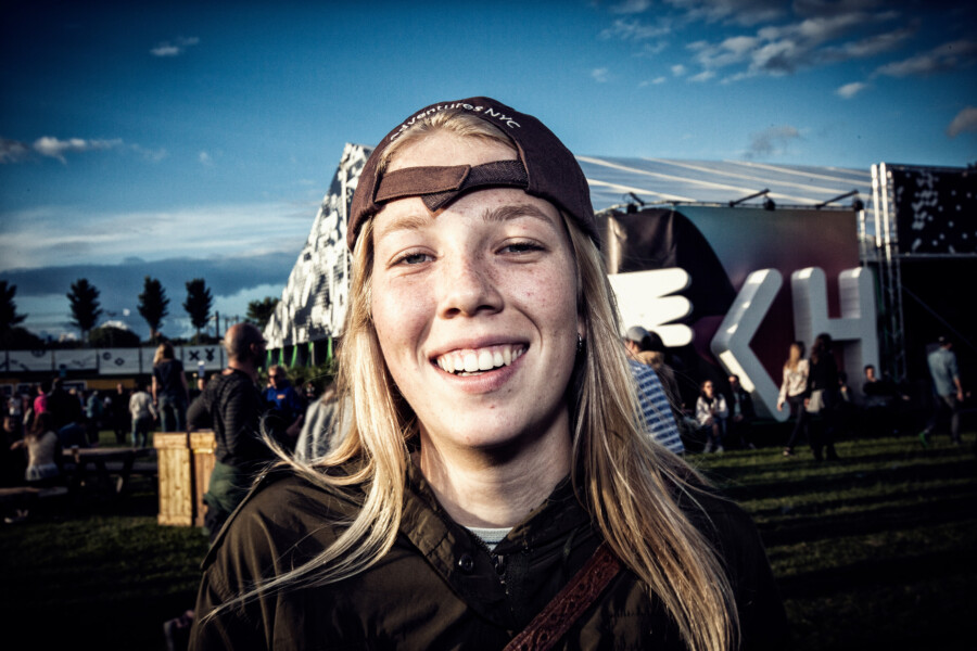 Foto festivalbezoeker door Juri Hiensch