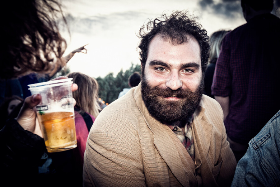 Foto festivalbezoeker door Juri Hiensch