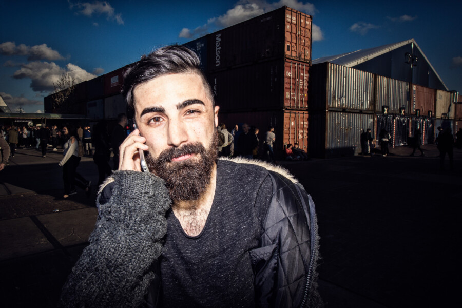 Foto festivalbezoeker door Juri Hiensch