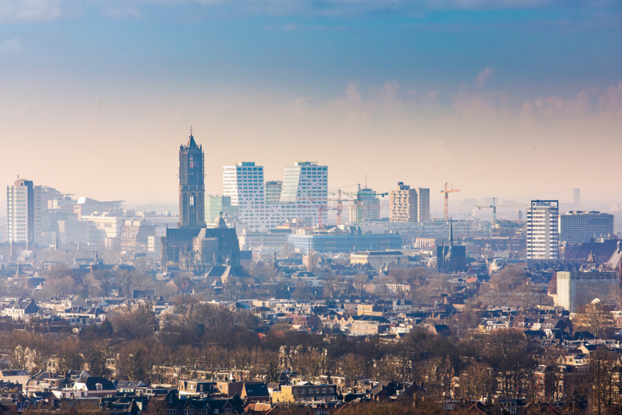 Straatfotogafie Skyline Utrecht door fotograaf Juri Hiensch