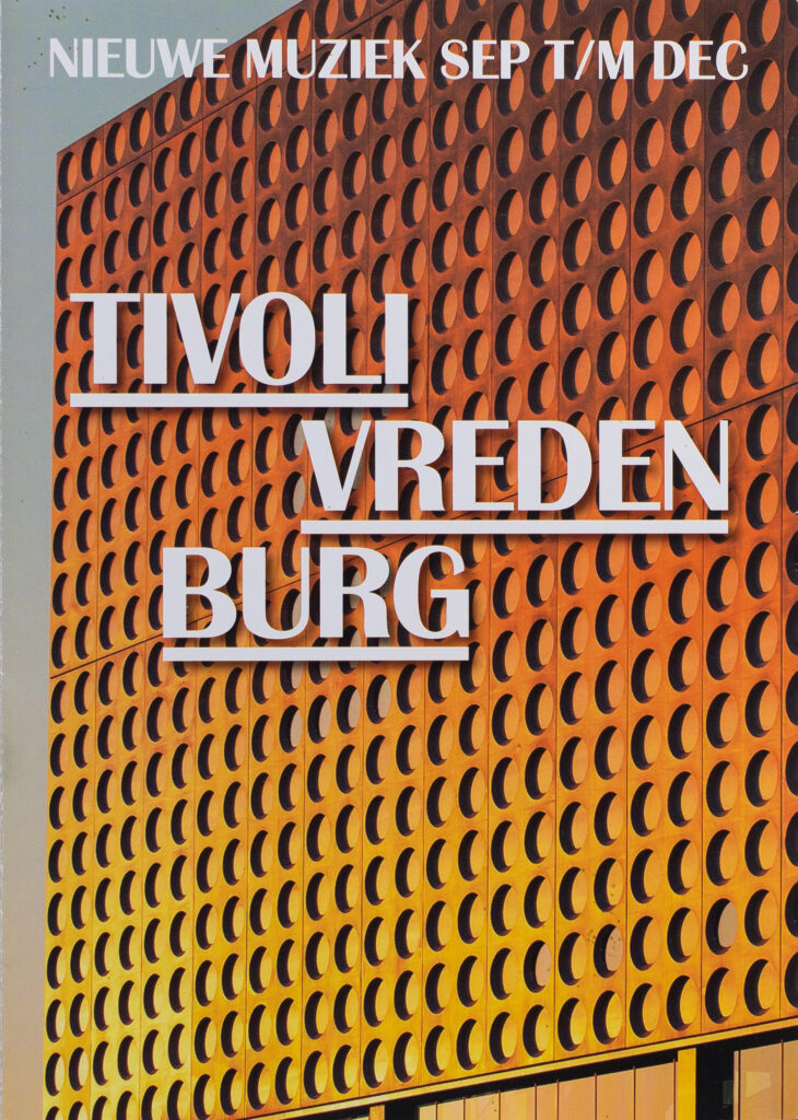 Coverfoto TivoliVredenburg promo materiaal door Juri Hiensch