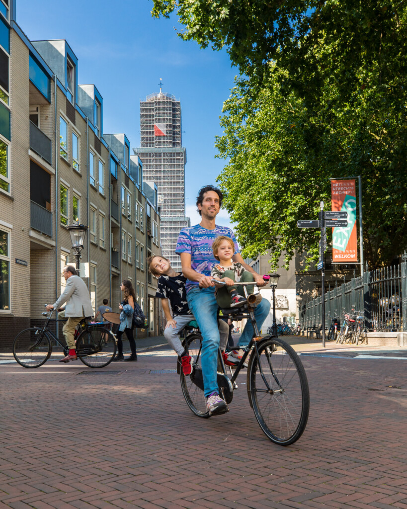 Foto Fietsen Lange Nieuwstraat Utrecht door Juri Hiensch