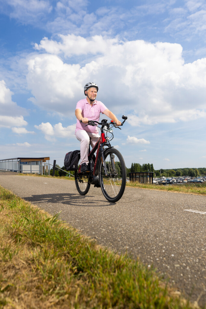 Fietsen bij Ijsselstein voor de Mobiliteitsweek Utrecht